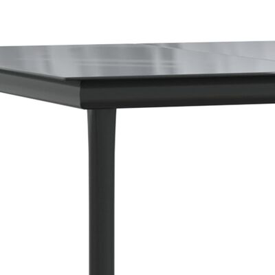 vidaXL 5 Piece Garden Dining Set Black Steel and Textilene,  vidaXL 5 Piece Garden Dining Set Black Steel and Textilene