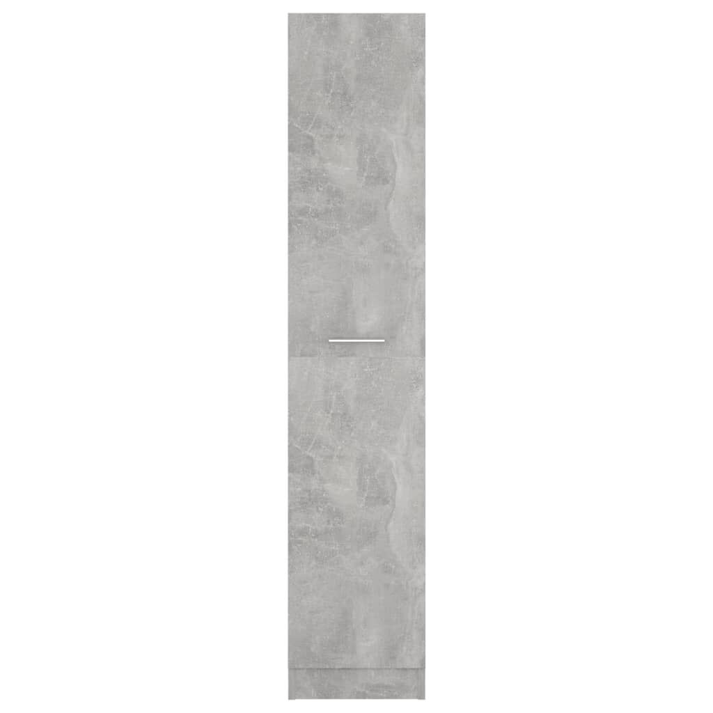 vidaXL Apothecary Cabinet Concrete Grey 30x42.5x150 cm Engineered Wood