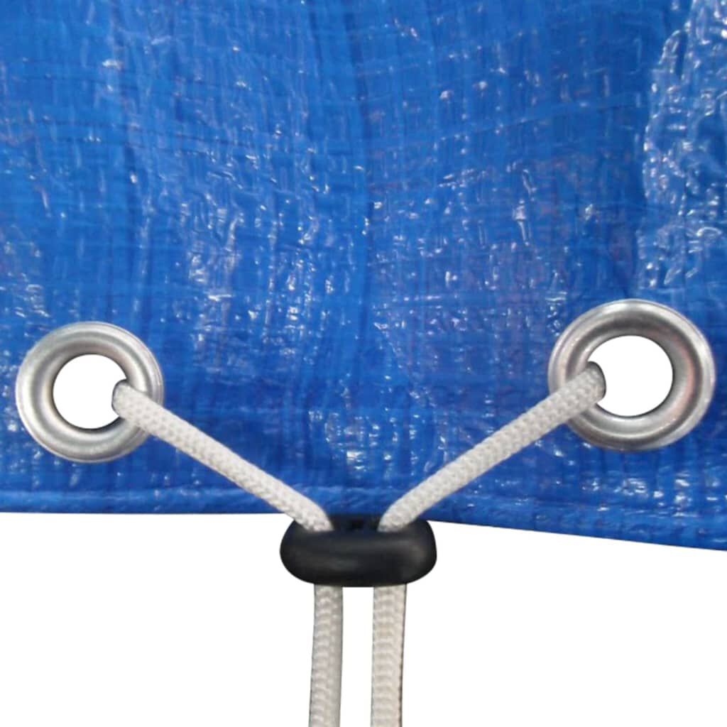 vidaXL Pool Covers 2 pcs PE Round 540 cm 90 g/m²