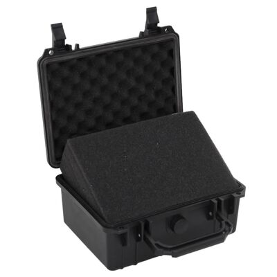vidaXL Portable Flight Case Black 24x19x11 cm PP,  vidaXL Portable Flight Case Black 24x19x11 cm PP