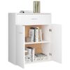 vidaXL Sideboard White 60x30x75 cm Engineered Wood