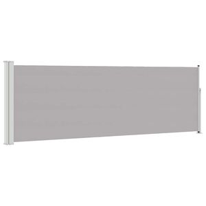 vidaXL Patio Retractable Side Awning 100x314 cm Grey