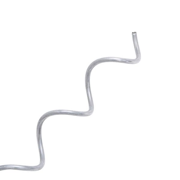 vidaXL Gabion Spirals 24 pcs Galvanised Steel 100 cm