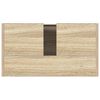 vidaXL Bathroom Cabinet Sonoma Oak 60x33x61 cm Engineered Wood