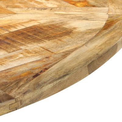 vidaXL Dining Table Ø150x76 cm Solid Rough Wood Mango,  vidaXL Dining Table Ø150x76 cm Solid Rough Wood Mango
