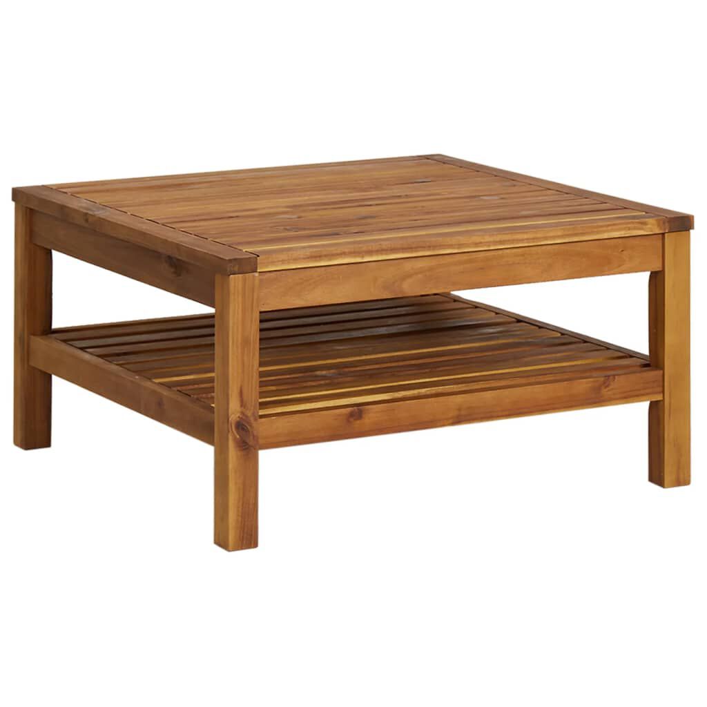 vidaXL 6 Piece Garden Lounge Set with Cushion Solid Acacia Wood