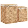 vidaXL Laundry Baskets 2 pcs Water Hyacinth