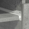 vidaXL Desk Concrete Grey 90x45x76 cm Engineered Wood