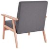 vidaXL Armchair Dark Grey Fabric