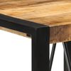 vidaXL Bar Table 60x55x110 cm Solid Rough Wood Mango