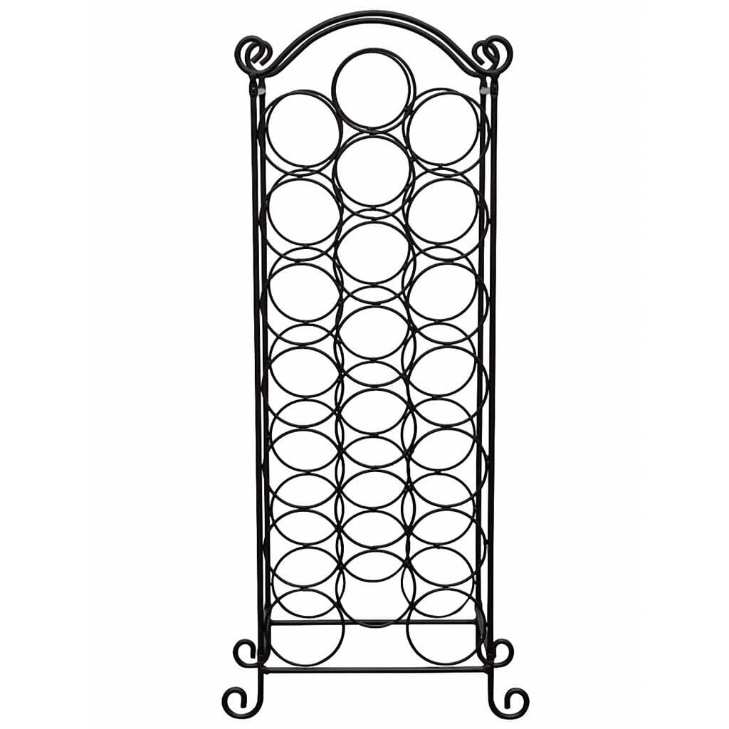 vidaXL Wine Rack for 21 Bottles Metal