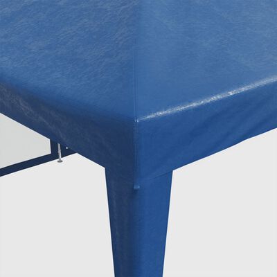 vidaXL Party Tent with 12 Mesh Sidewalls Blue 8x4 m HDPE