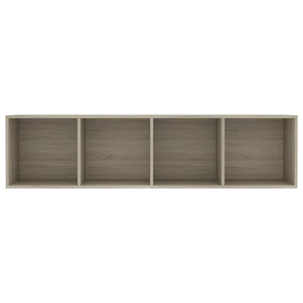 vidaXL Book Cabinet/TV Cabinet Sonoma Oak 143x30x36 cm