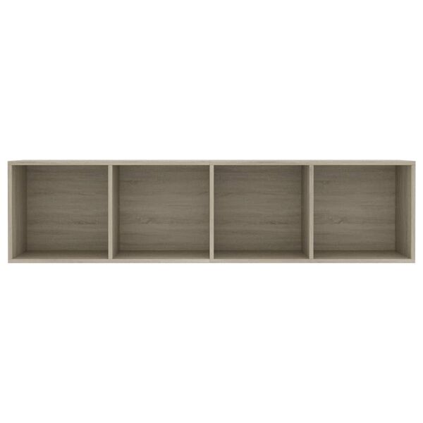 vidaXL Book Cabinet/TV Cabinet Sonoma Oak 143x30x36 cm
