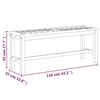 vidaXL Garden Bench 110 cm Solid Wood Acacia