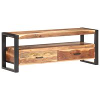 vidaXL TV Cabinet 120x35x45 cm Solid Wood with Honey Finish,  vidaXL TV Cabinet 120x35x45 cm Solid Wood with Honey Finish