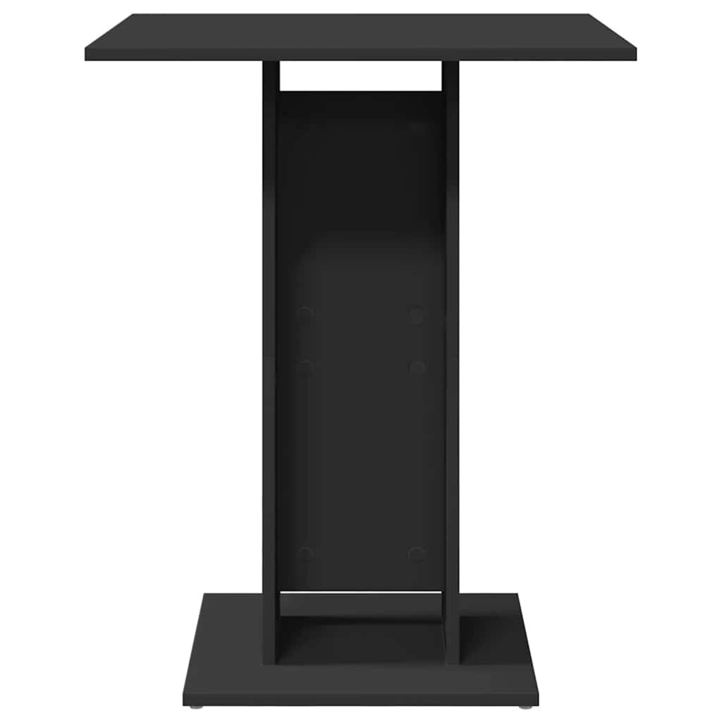 vidaXL Bistro Table Black 60x60x75 cm Engineered Wood