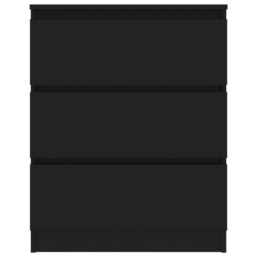 vidaXL Sideboard Black 60x35x76 cm Engineered Wood