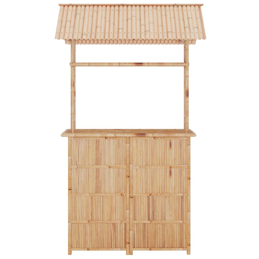 vidaXL 3 Piece Bar Set Bamboo