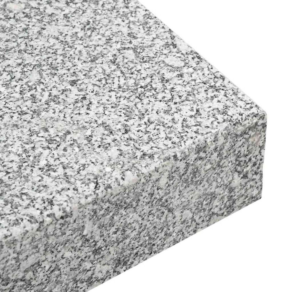 vidaXL Umbrella Base Light Grey 45x25x8.3 cm Granite