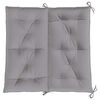 vidaXL Garden Bench Cushion Grey 100x(50+50)x7cm Oxford Fabric
