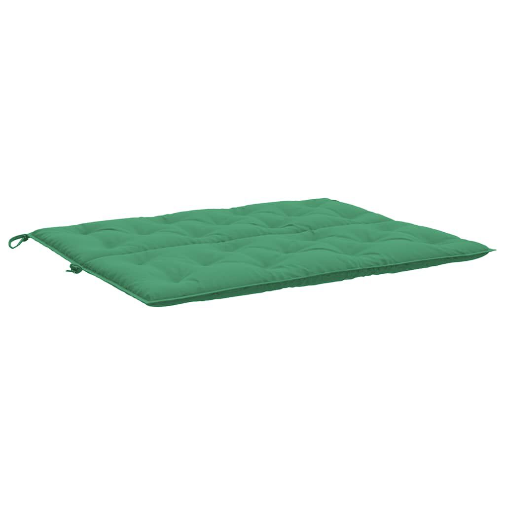 vidaXL Garden Bench Cushion Green 120x(50+50)x7cm Oxford Fabric