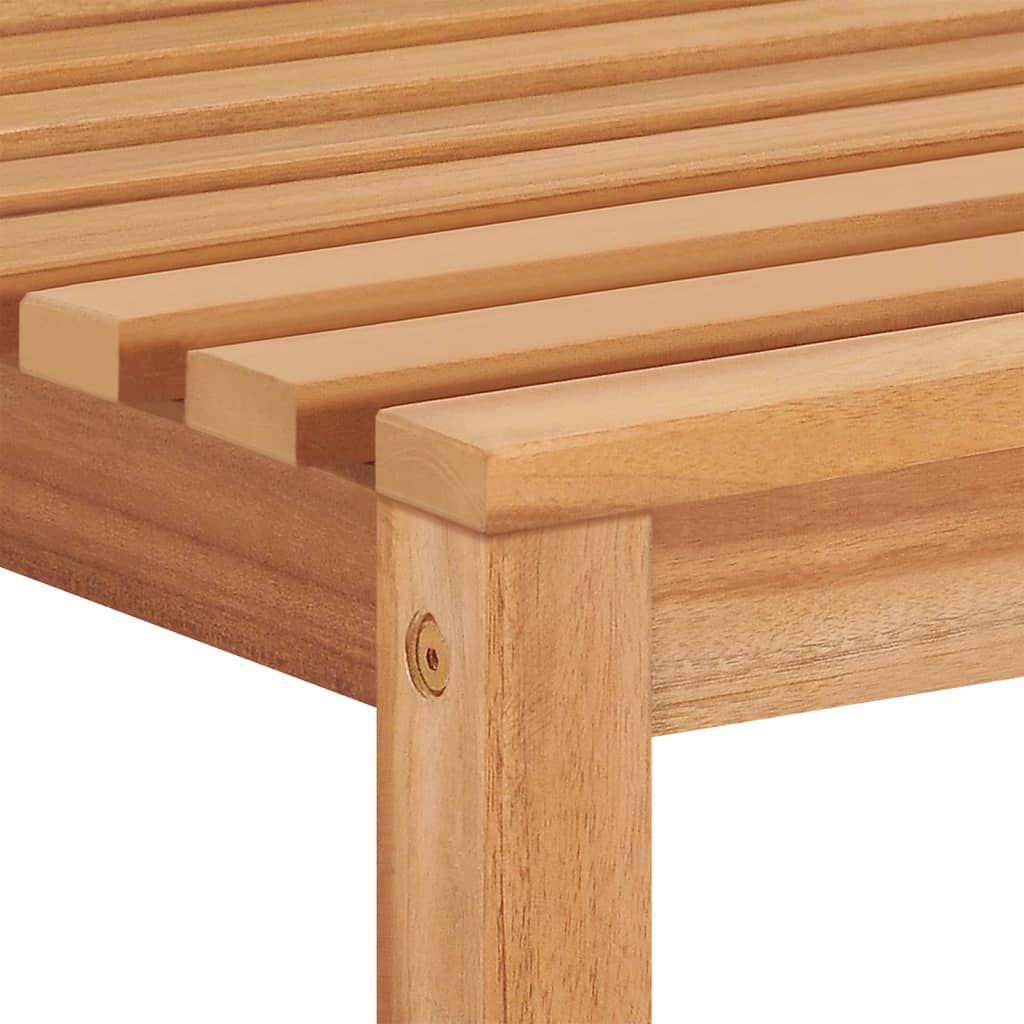 vidaXL 3 Piece Garden Dining Set Solid Wood Teak
