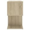 vidaXL Bedside Cabinet Sonoma Oak 50x30x51.5 cm Engineered Wood