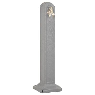 vidaXL Garden Tanker with Faucet Light Grey Stone Look, light grey vidaXL Garden Tanker with Faucet Light Grey Stone Look