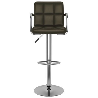 vidaXL Bar Stool Brown Faux Leather, brown vidaXL Bar Stool Brown Faux Leather