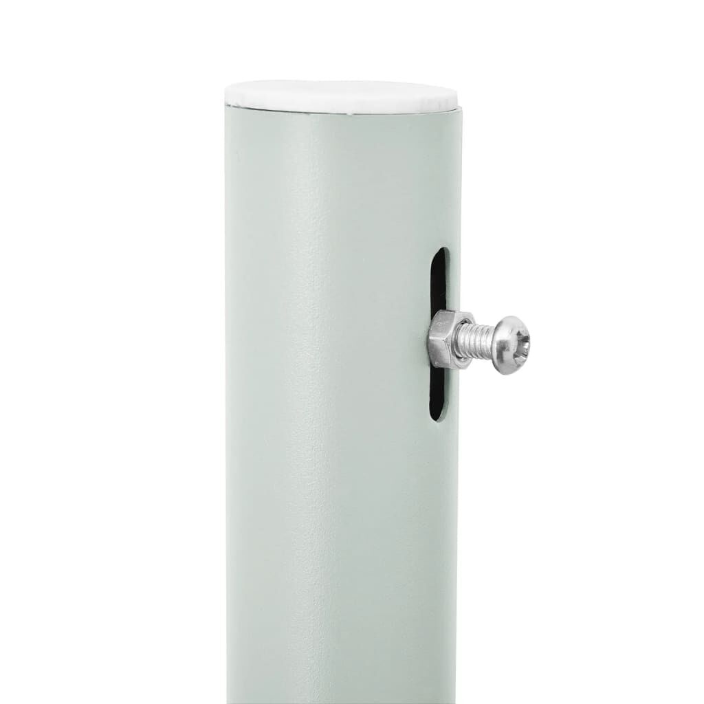 vidaXL Patio Retractable Side Awning 100x500 cm Grey