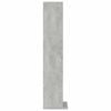 vidaXL CD Cabinet Concrete Grey 21x20x88 cm Engineered Wood