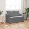 vidaXL Floor Sofa Bed 2-in-1 Dark Grey 122x204x55 cm Velvet