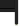 vidaXL Bathroom Cabinet Black 60x33x61 cm Engineered Wood