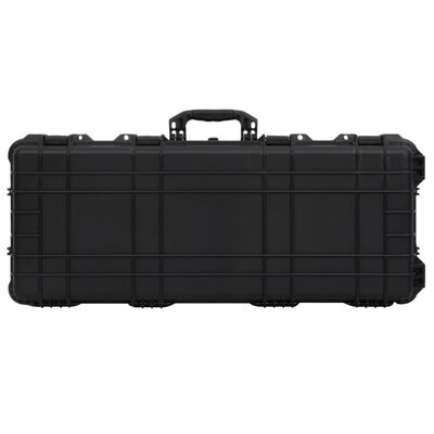 vidaXL Wheeled Flight Case Black 96x42x16 cm PP,  vidaXL Wheeled Flight Case Black 96x42x16 cm PP