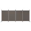 vidaXL 4-Panel Room Divider Anthracite 346x180 cm Fabric