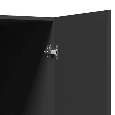 vidaXL Washing Machine Cabinet Black 71x71.5x91.5 cm, black vidaXL Washing Machine Cabinet Black 71x71.5x91.5 cm