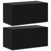 vidaXL Garden Furniture Covers 2 pcs 6 Eyelets 160x80x75 cm