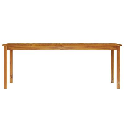 vidaXL Garden Table 200x100x74 cm Solid Wood Acacia, brown vidaXL Garden Table 200x100x74 cm Solid Wood Acacia