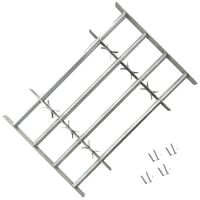 Adjustable Security Grille for Windows with 4 Crossbars 1000-1500 mm,  Adjustable Security Grille for Windows with 4 Crossbars 1000-1500 mm