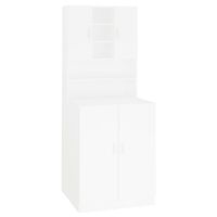 vidaXL Washing Machine Cabinet White, white vidaXL Washing Machine Cabinet White
