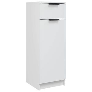 vidaXL Bathroom Cabinet White 32x33,5x90 cm Engineered Wood