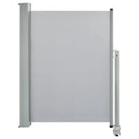 vidaXL Patio Retractable Side Awning 100 x 300 cm Grey