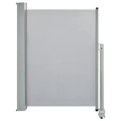 vidaXL Patio Retractable Side Awning 100 x 300 cm Grey, grey vidaXL Patio Retractable Side Awning 100 x 300 cm Grey