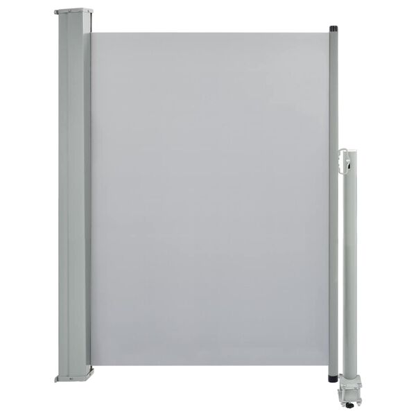 vidaXL Patio Retractable Side Awning 100 x 300 cm Grey