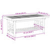vidaXL Coffee Table 110x55x45 cm Bamboo