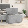 vidaXL Storage Chest Concrete Grey 84x42x46 cm Engineered Wood