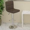 vidaXL Bar Stool Brown Faux Leather