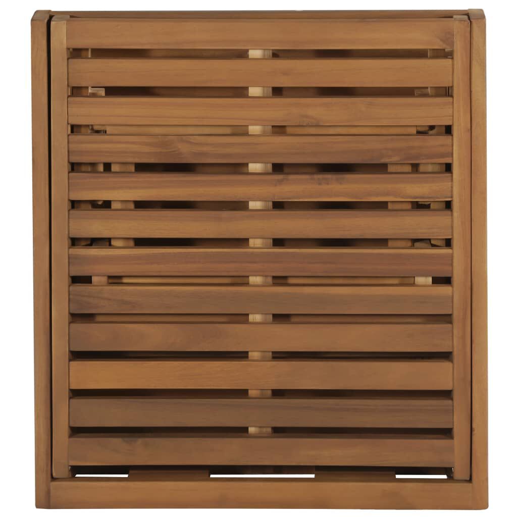 vidaXL Folding Sun Lounger Solid Acacia Wood