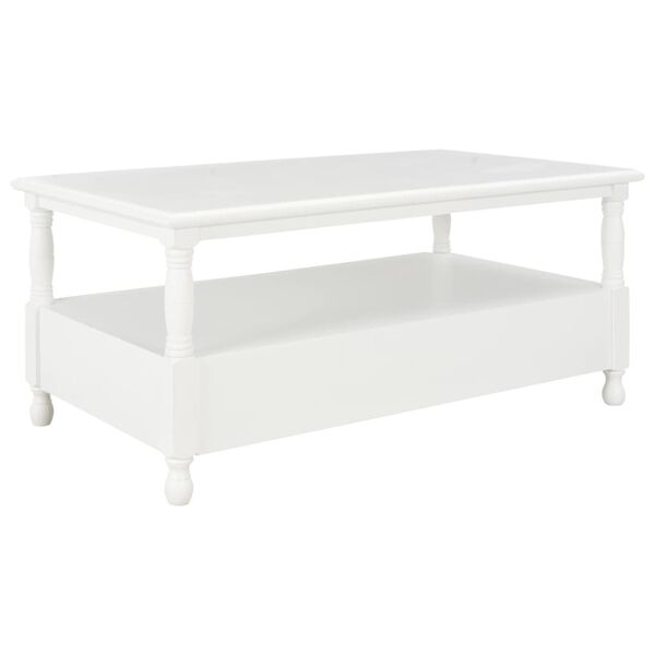 vidaXL Coffee Table White 100x55x45 cm Wood